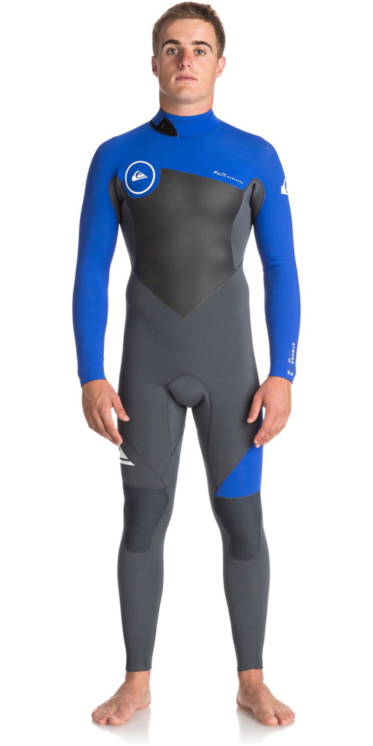 Quiksilver Syncro 3/2ハイパーストレッチ M/50はL～XL Quiksilver Syncro Series 3/2mm GBS Back Zip Wetsuit GUNMETAL